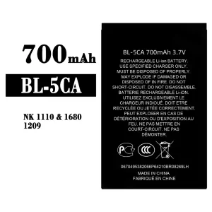 Baterai Original BL-5CA for Nokia NK 1110/1680/1209
