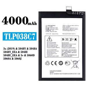 Baterai Original TLP038C7 for Alcatel 3X 2019