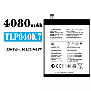Baterai Original TLP040K7 for Alcatel A30 Tablet 4G LTE 9024W