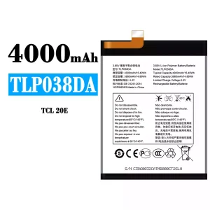 Baterai Original TLP038DA for Alcatel TCL 20E