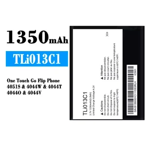 Baterai Original TLi013C1 for Alcatel One Touch Go Flip Phone 4051S/4044W/4044T/4044O/4044V
