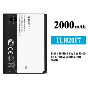 Baterai Original TLi020F7 for Alcatel PIXI 4 5.0 5045J/5045T/5045D