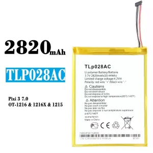 Baterai Original TLp028AC for Alcatel Pixi 3 7.0
