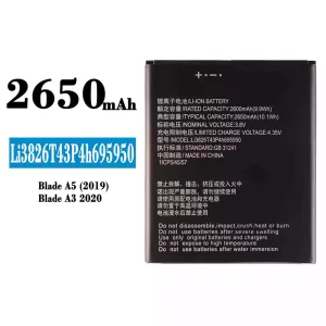 Baterai Original Li3826T43P4h695950 for ZTE Blade A5(2019)/A3 (2020)