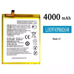 Baterai Original Li3839T43P8h826348 for ZTE Blade A7