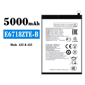 Baterai Original E6718ZTE-B for ZTE BLADE A35/A55