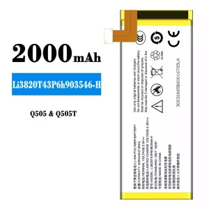 Baterai Original Li3820T43P6h903546-H for ZTE Q505/Q505T