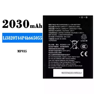 Baterai Original Li3820T44P4h665055 for ZTE MF935