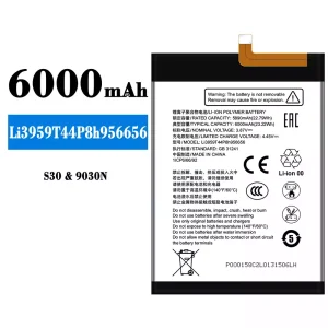 Baterai Original Li3959T44P8h956656 for ZTE S30