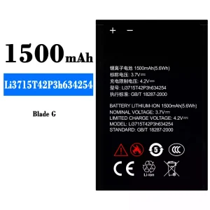 Baterai Original Li3715T42P3h634254 for ZTE Blade G