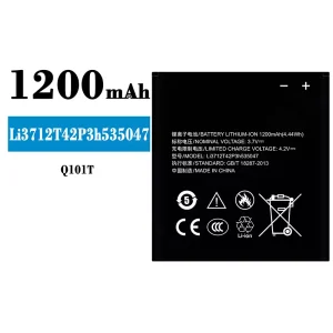 Baterai Original Li3712T42P3h535047 for ZTE Q101T