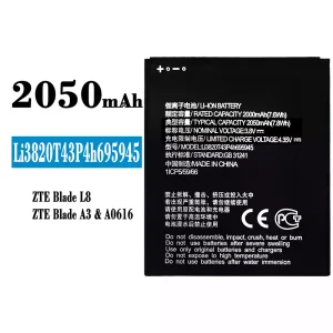 Baterai Original Li3820T43P4h695945 for ZTE Blade L8/A3
