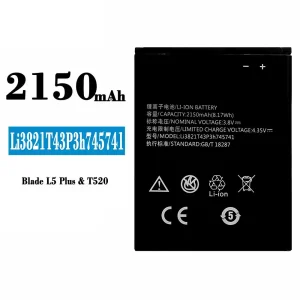 Baterai Original Li3821T43P3h745741 for ZTE Blade L5 Plus
