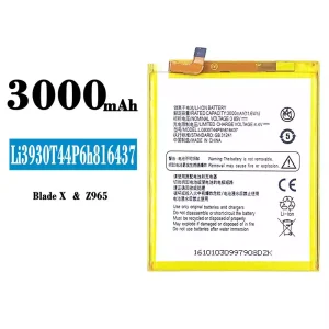 Baterai Original Li3930T44P6h816437 for ZTE Blade X/Z965