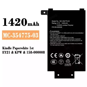 Baterai Original MC-354775-03 for Amazon Kindle Paperwhite 1st /158-000008
