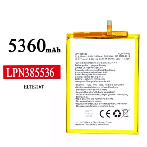 Baterai Original LPN385536 for Hisense HLTE216T