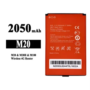 Baterai Original M20 for Benteng M20H/M100
