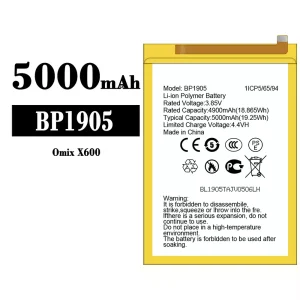 Baterai Original BP1905 for Omix X600