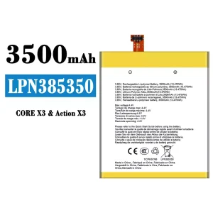 Baterai Original LPN385350 for CROSSCALL CORE X3/Action X3