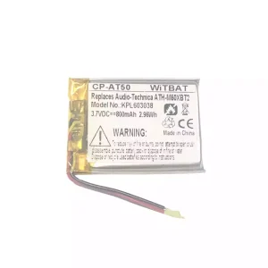 Baterai headphone Audio-Technica ATH-M50XBT2,ATHM50XBT,ATH-DSR9BT,ATH-DSR7BT,ATH-SR6BT,ATH-SR5BT,SR5BTBK,SR5BTWH,ATH-AR3BT