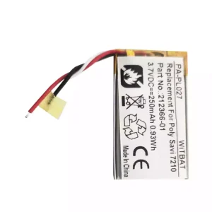 Baterai headphone Plantronics 216261-01,212366-01