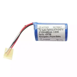 Baterai headphone Audio-Technica ATH-CK3TW Charging Case,ICR17280