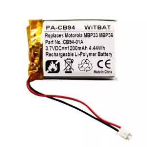 Baterai speaker Motorola Sonic Play 100,MBP33,MBP36,CB94-01A