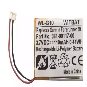 Baterai Garmin Approach S40,Forerunner 30,361-00117-00