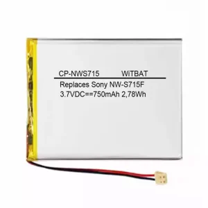 Baterai Sony Walkman NWZ-S600,NWZ-S600F,NWZ-S610,NWZ-S615,NWZ-S615F,NWZ-S616,NWZ-S616F,NWZ-S618